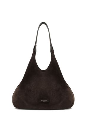 Dark brown Dua bag soft suede GIANNI CHIARINI | BS9780CMPL974